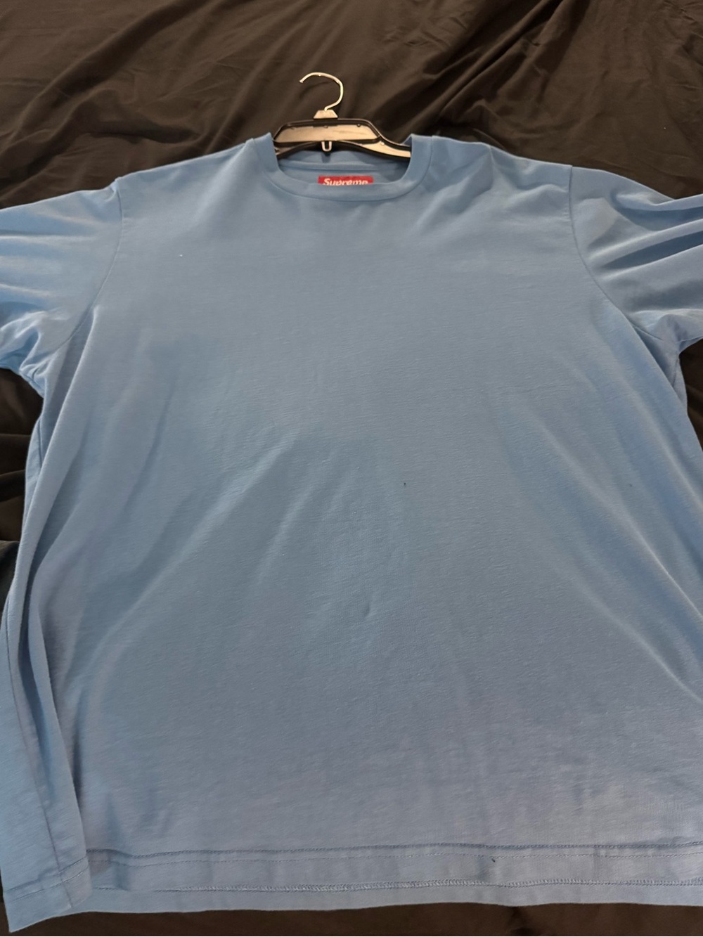 Supreme Light Blue Short Sleeve Crewneck Tee